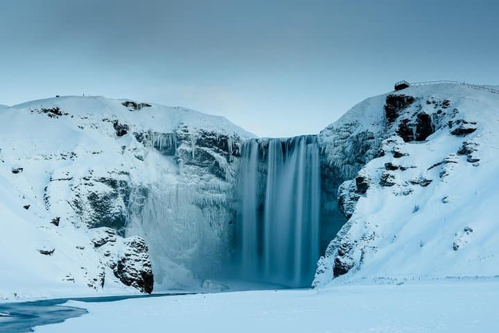 2-Day Blue Ice Cave, Glacier Lagoon and South Coast - Small Group