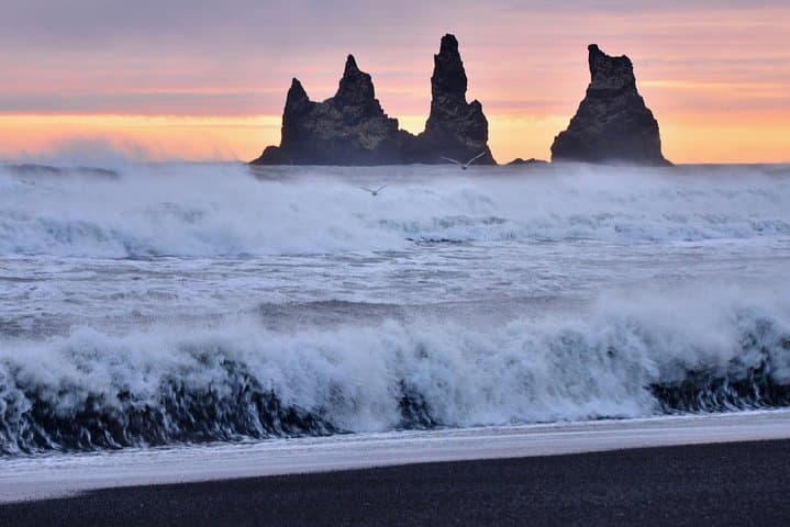 Sea stacks at Vík