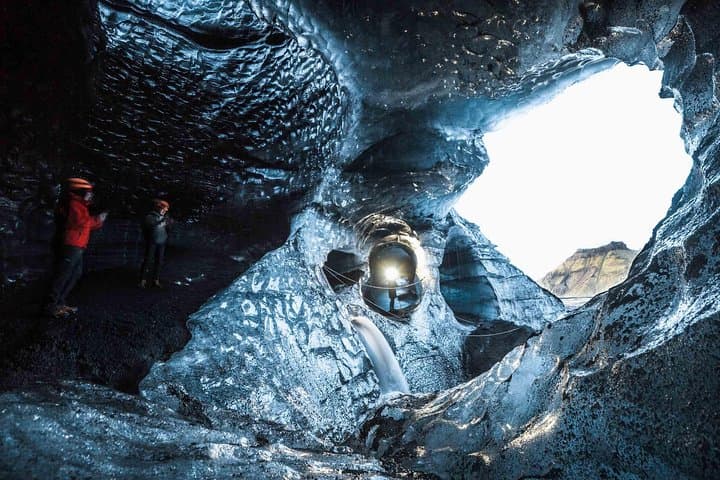 Ice Cave at Katla Volcano