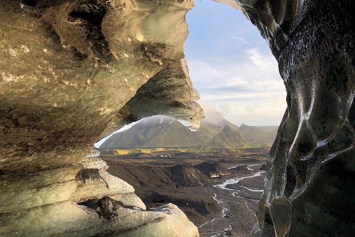 Ice Cave at Katla Volcano