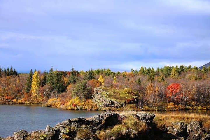 Lake Mývatn in autumn