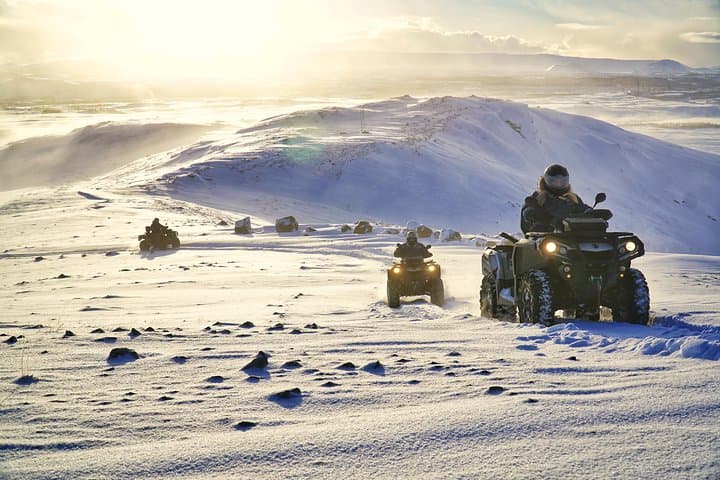 2.5 hour Twin Peaks ATV Adventure with pickup from Reykjavik