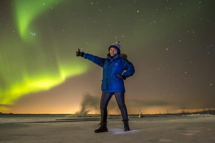 Norther lights taken at Hengill Volcano in our private tour.
