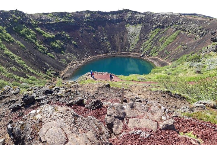 Kerid volcanic crater