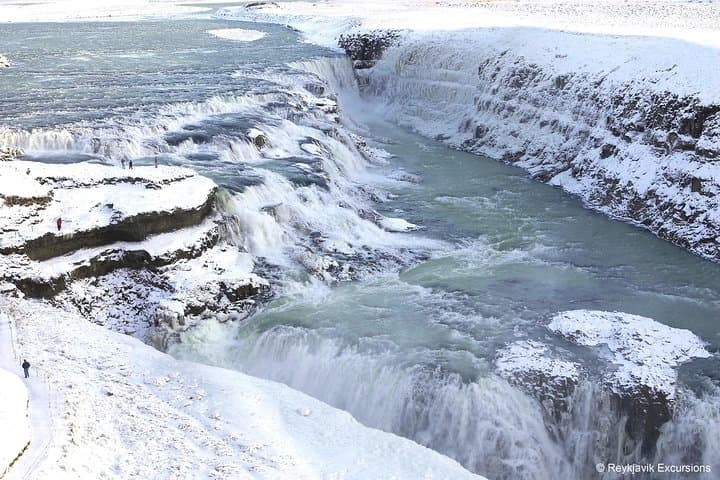 Gullfoss in snow