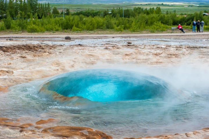 Strokkur at Geysir area