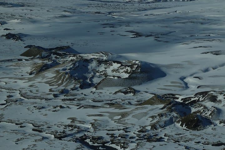 Airplane Sightseeing flight over Laki craters and highland