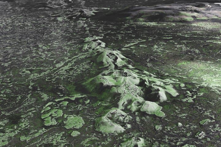 Airplane Sightseeing flight over Laki craters and highland