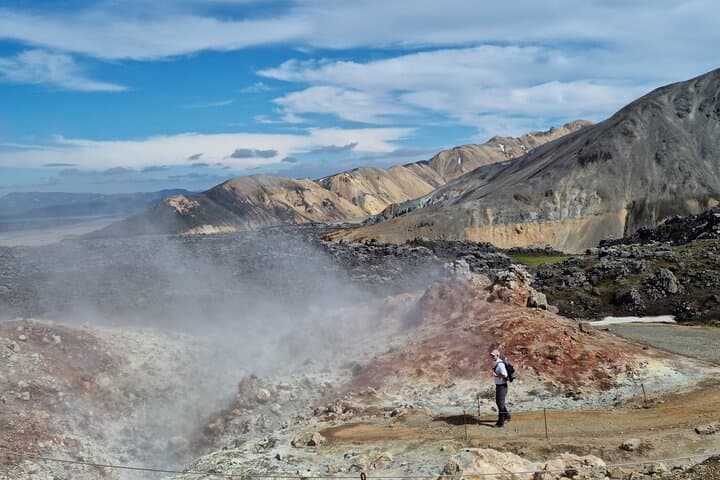 Private Day Trip in Landmannalaugar South Region area on a 4x4 truck