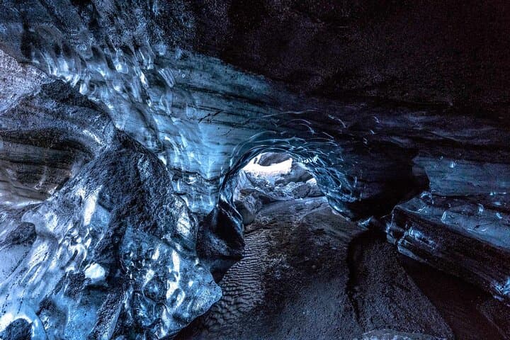 Ice Cave Katla, South Coast Waterfalls & Black Sand Beach Private