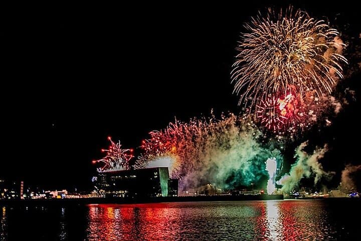 New Years Fireworks by Boat from Reykjavik