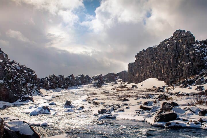 Thingvellir National Park in winter