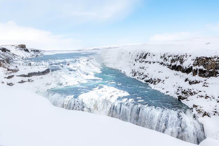 Winterscape in Gullfoss