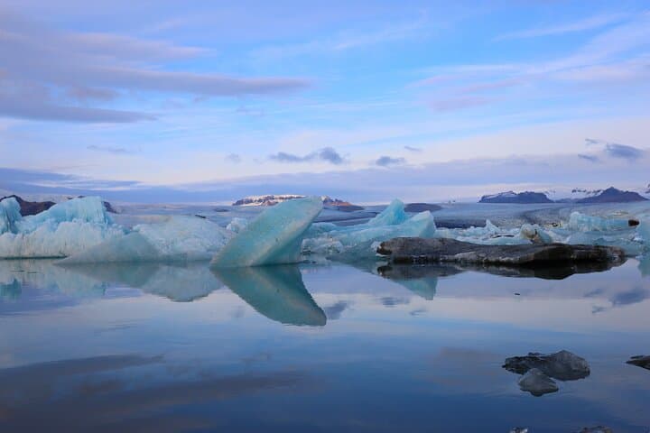 Jökulsárlón, Diamond Beach, Blue Ice Cave from Hofn Airport