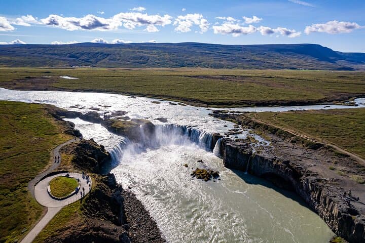 Goðafoss Waterfall from Akureyri Port