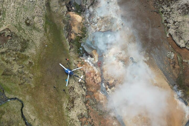 Fire and Ice Helicopter Tour: Glacier and Hengill Geothermal Area