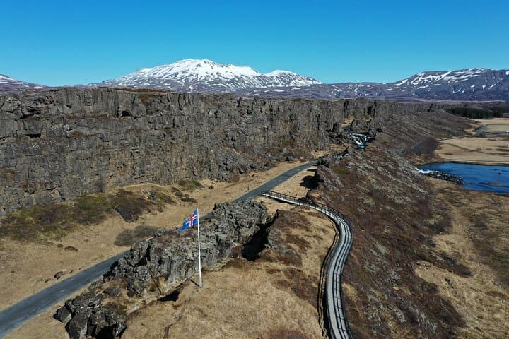 Small-Group Golden Circle, Hvammsvík Spa with Ticket & Crater