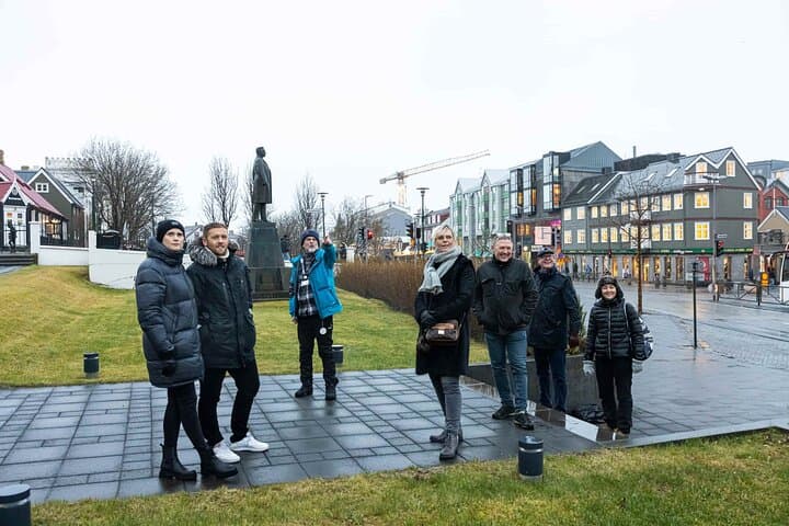 Checking out the Reykjavik City center