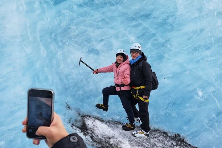 Taking a break for photos is important.
