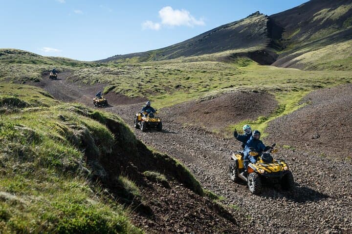 2.5 hour Twin Peaks ATV Adventure with pickup from Reykjavik