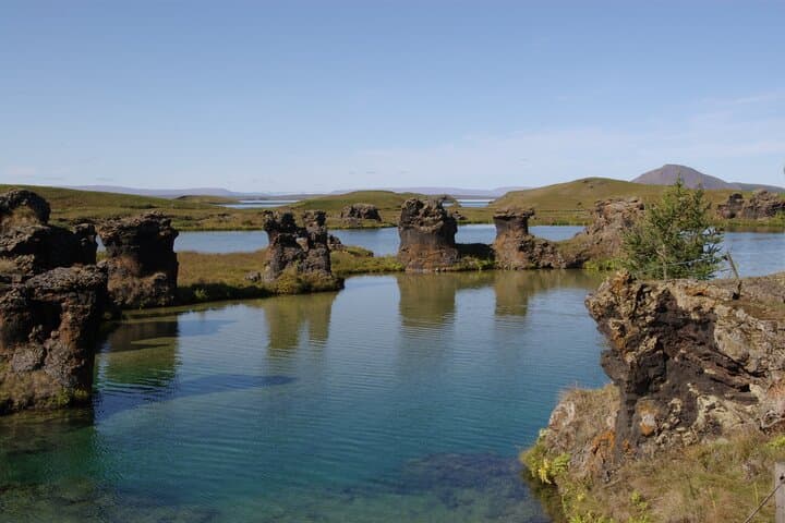 Myvatn Lake and Godafoss Waterfall for cruise ships from Akureyri