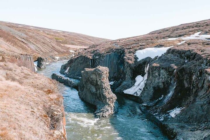 The canyon at Stuðlagil