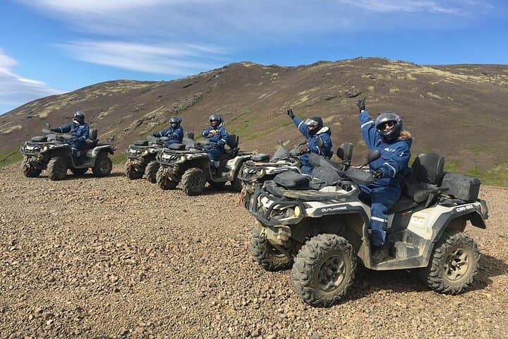 2.5 hour Twin Peaks ATV Adventure with pickup from Reykjavik