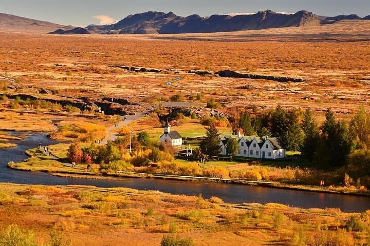 Thingvellir National Park during fall season