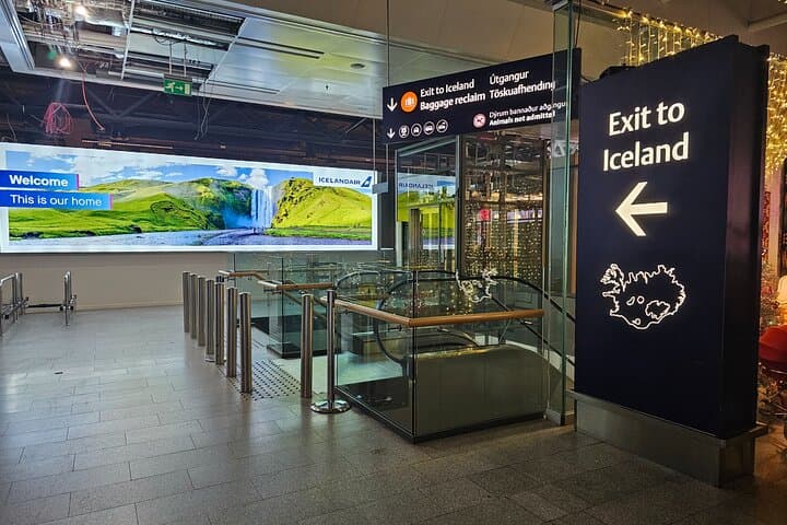 Keflavik Airport (KEF) to Reykjavik: Private Arrival Transfer