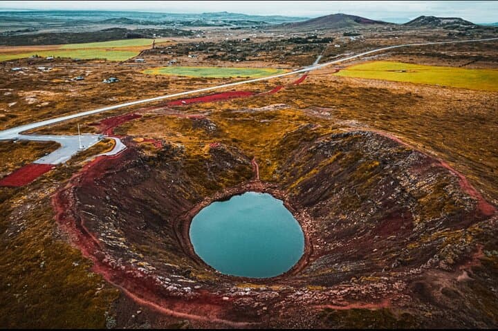 From Reykjavik Cruise Terminal Golden Circle Tour w/ Kerið Crater