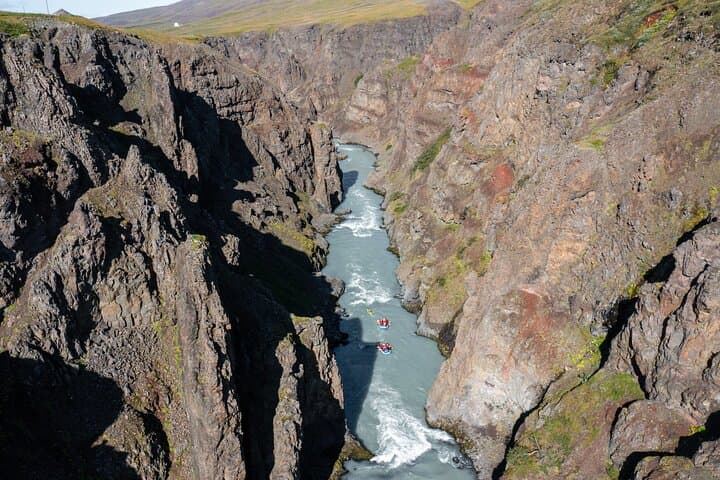 Between walls of ancient stone, the river finds its fury.