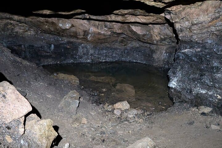 In the mines.