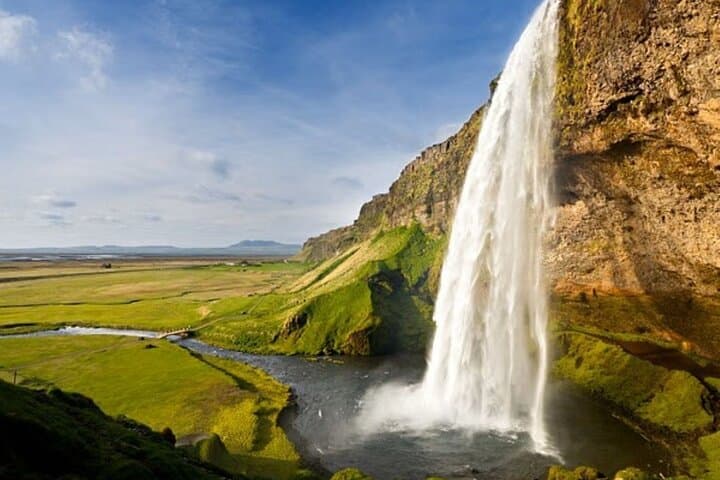 Private Black Sand Beach, Glacier Hike and Waterfalls