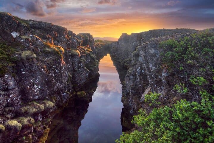 Thingvellir at golden hour