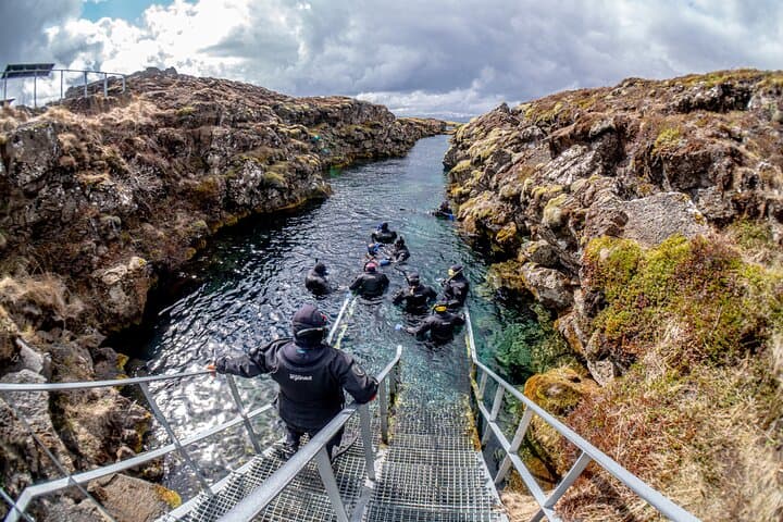 The entry point of Silfra fissure