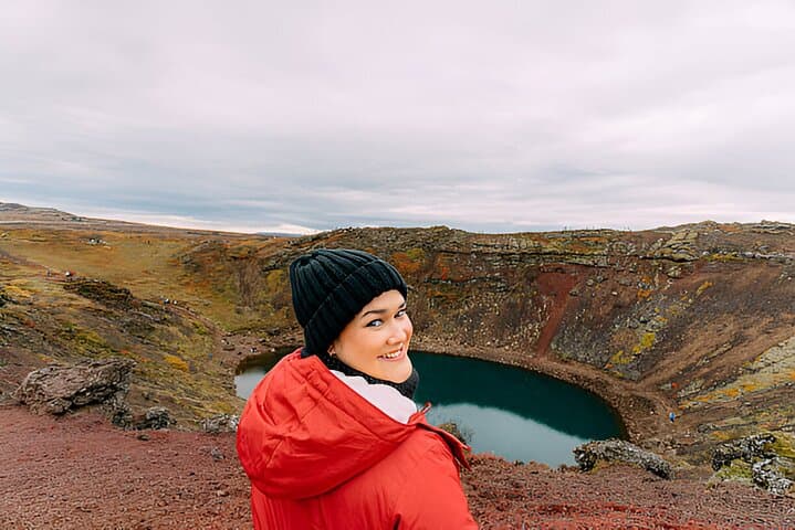 Golden Circle with Kerid Crater & Local Farm Visit in Small Group