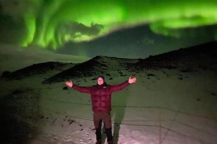 Private Northern lights tour with hot chocolate