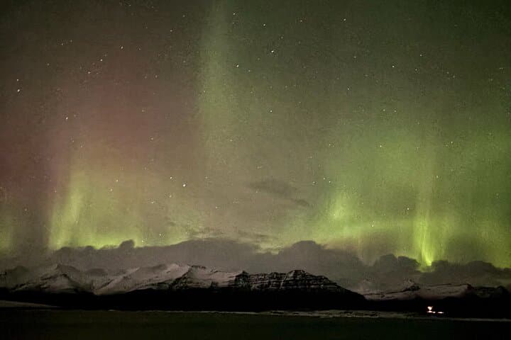 Private Northern lights tour with hot chocolate