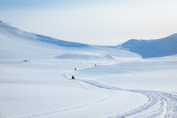 Highland Snowmobiling Tour in Southern Iceland