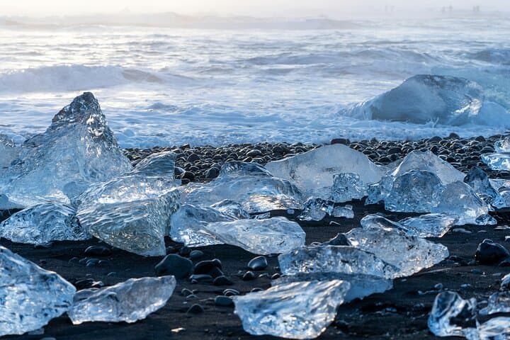 Luxury Glacier Lagoon and Diamond Beach Private Day Tour