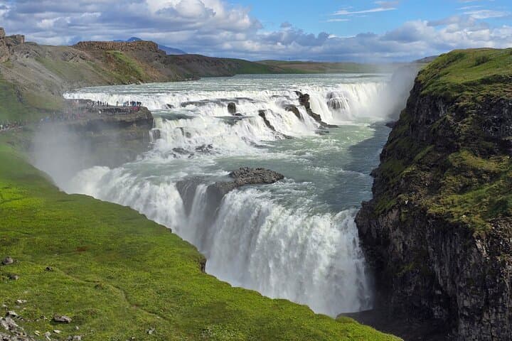 Gullfoss waterfall.