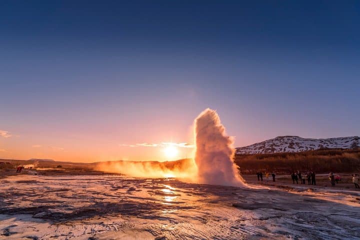 Small Group Golden Circle with Laugarás Lagoon Wellness Tour