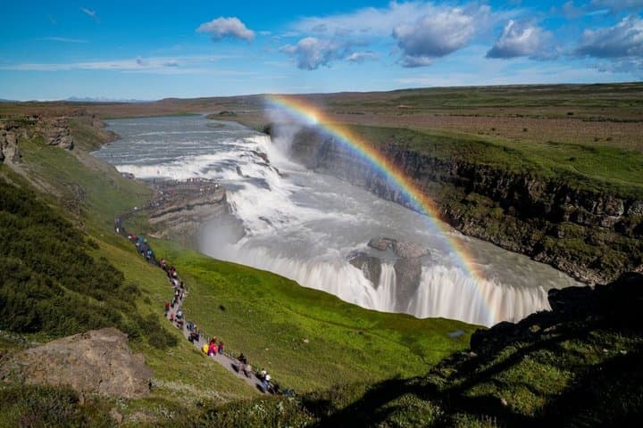 Small Group Golden Circle with Laugarás Lagoon Wellness Tour