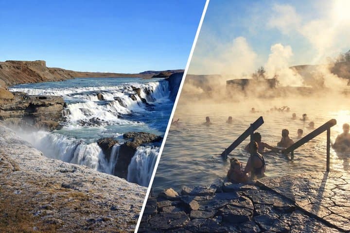Combo Tour: Private Golden circle with Secret Lagoon Experience