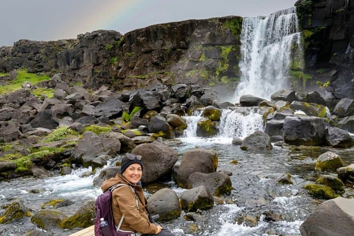 Private Golden Circle with Snowmobile Ride from Reykjavik