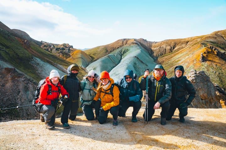 3-Day Highlands Hike: Landmannalaugar, Emerald Ridge & Háifoss
