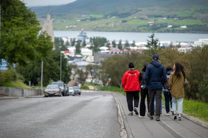 Siglufjörður Akureyri City Goðafoss Waterfall and Black Sand