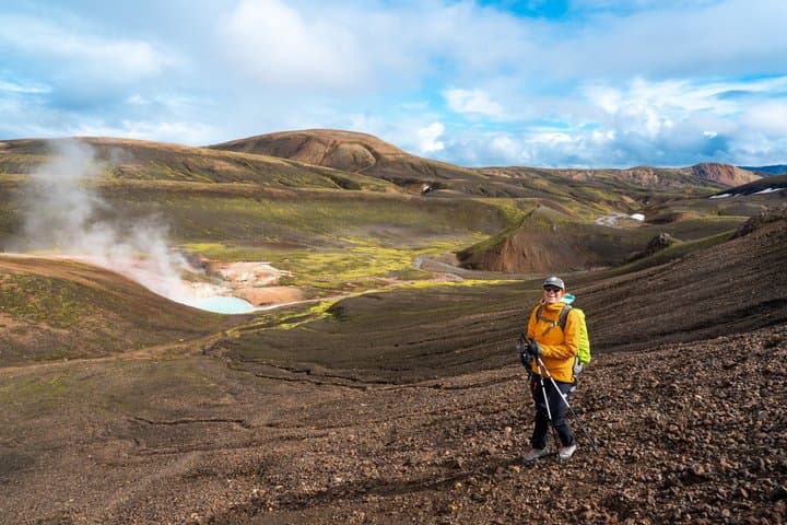 3-Day Highlands Hike: Landmannalaugar, Emerald Ridge & Háifoss