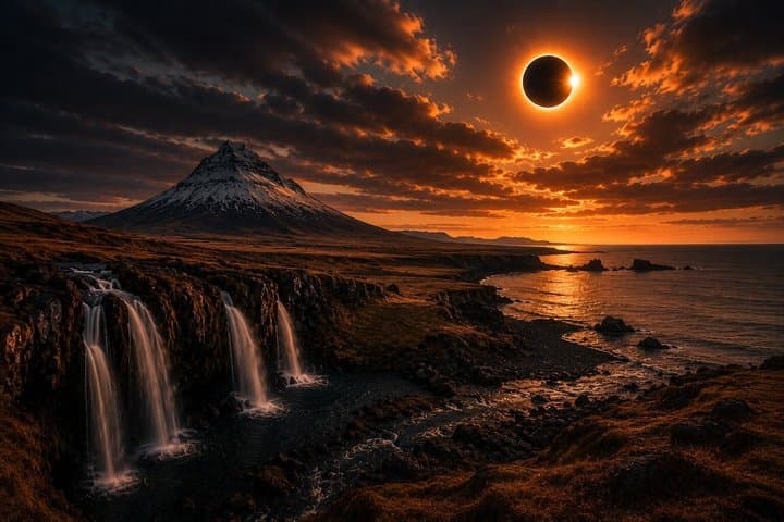 Reykjavik Small Group Solar Eclipse Tour Snæfellsnes Peninsula