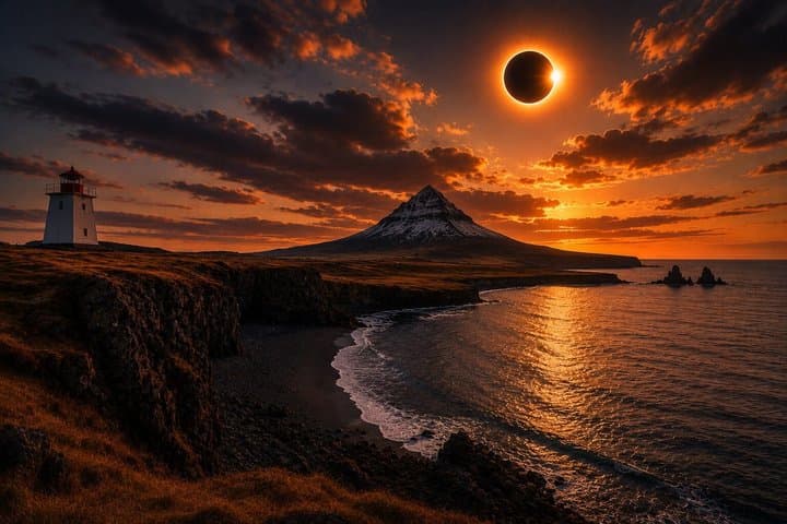 Reykjavik Small Group Solar Eclipse Tour Snæfellsnes Peninsula